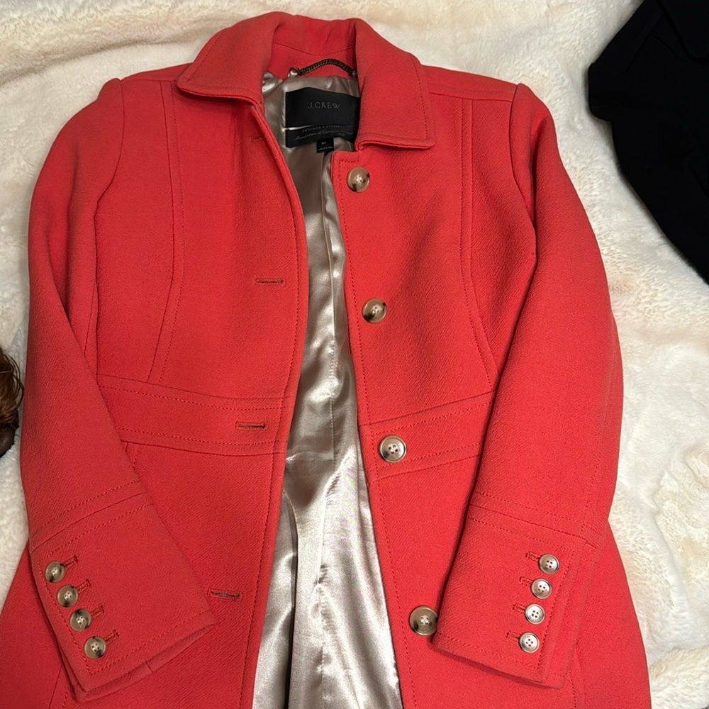 J Crew Lady Day Wool Dress Coat…Apricot